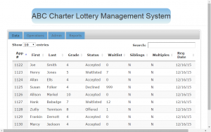 Charter School Lottery Management System